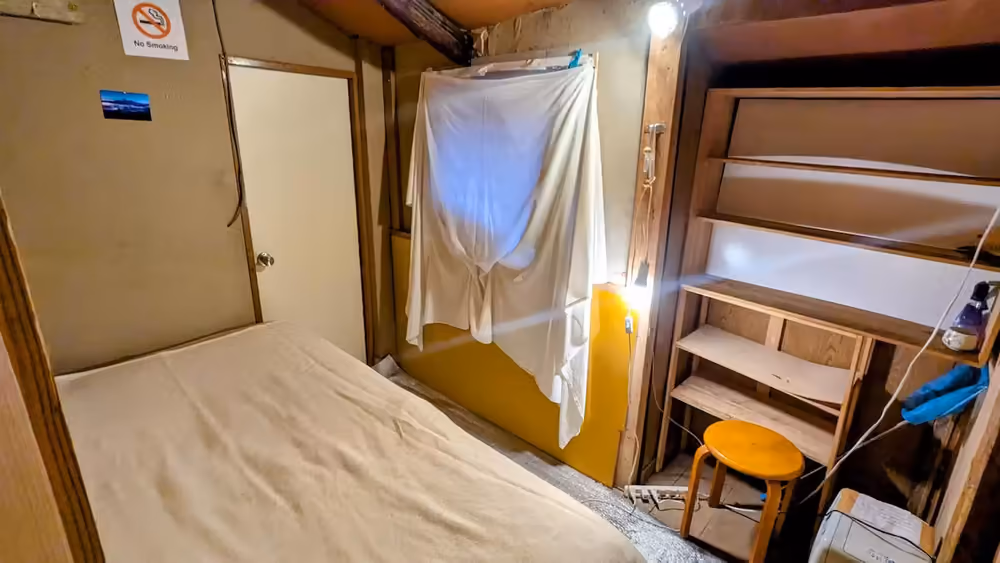 WWOOFer ハウスの部屋
