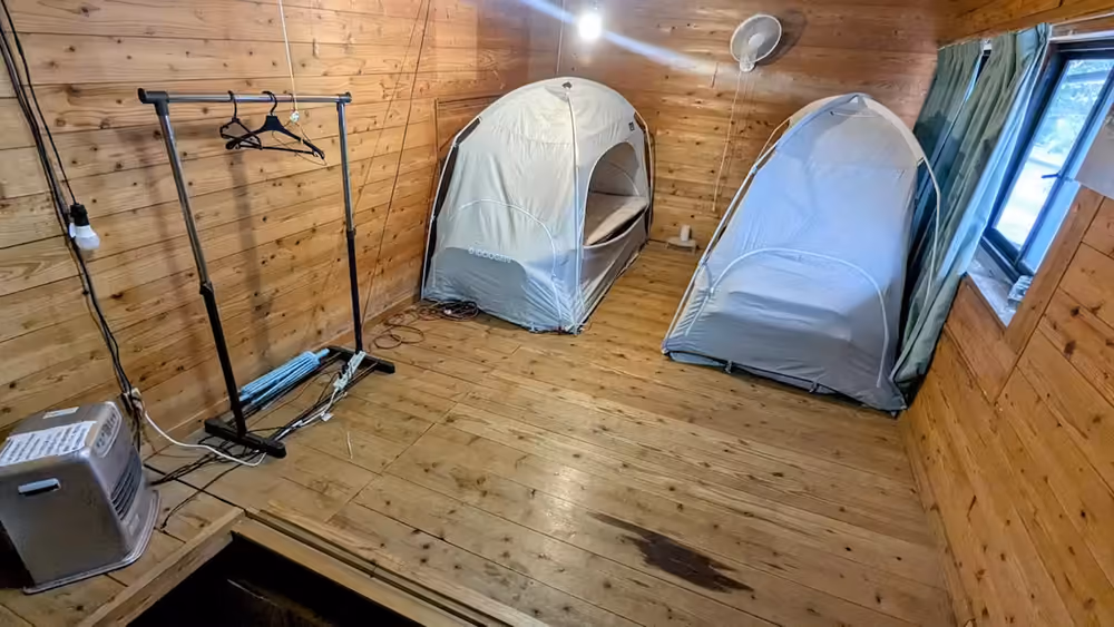 WWOOFer ハウスの部屋